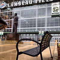Another visit to Lambeau to get this bench shot.